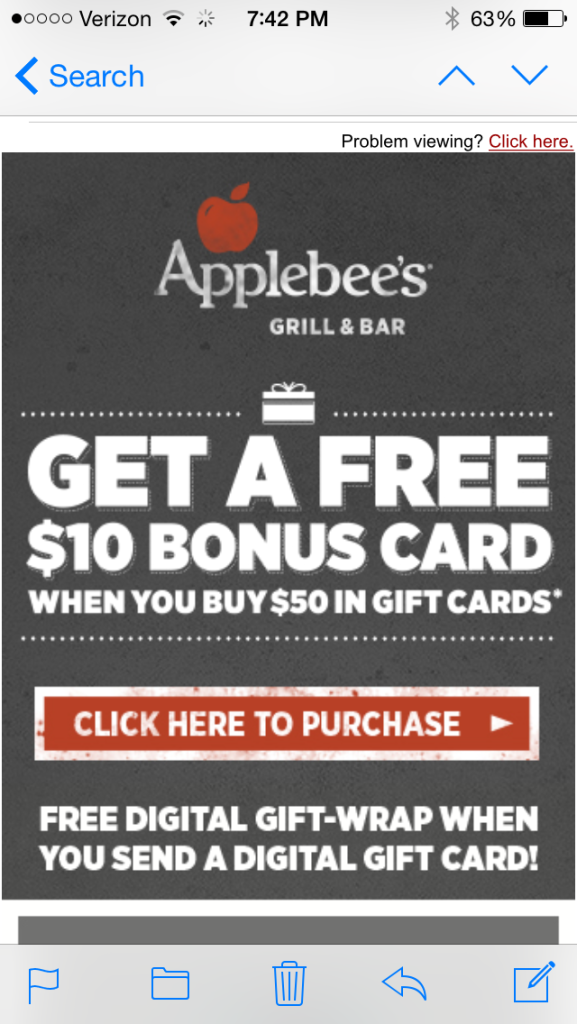 Applebee's Email