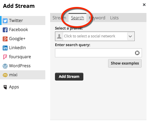 Hootsuite Search