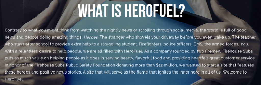 Firehouse Subs HeroFuel