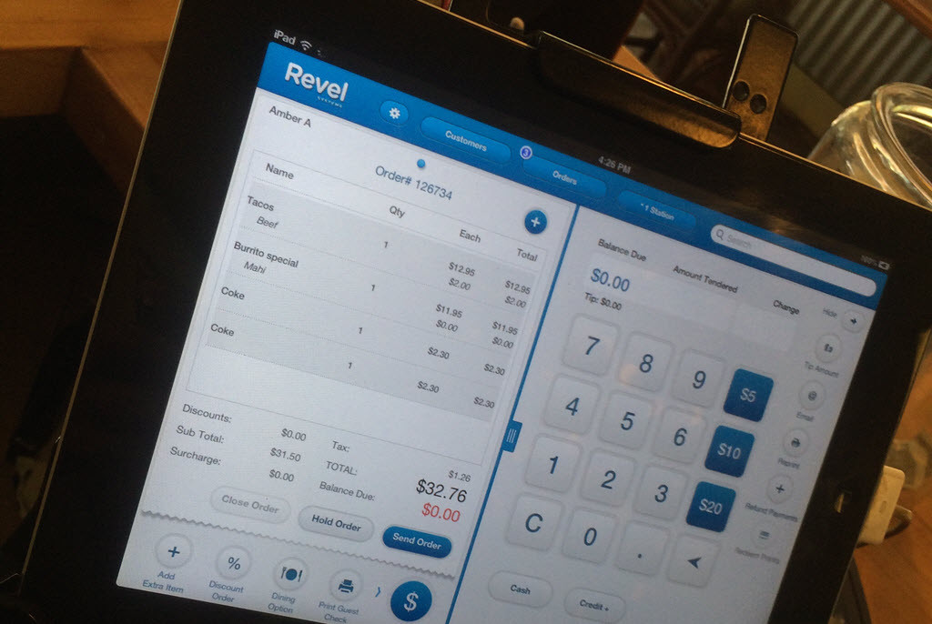 Revel Systems iPad POS