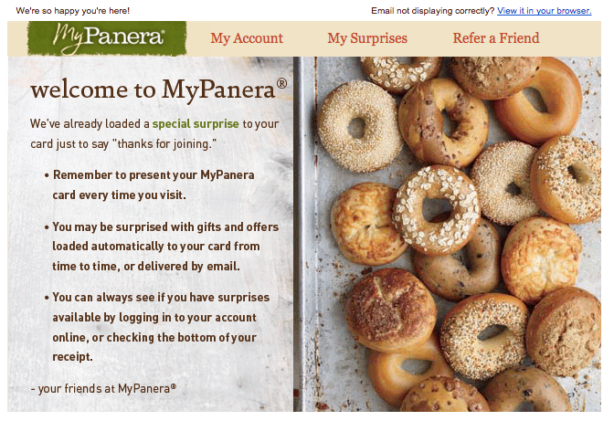MyPanera Email