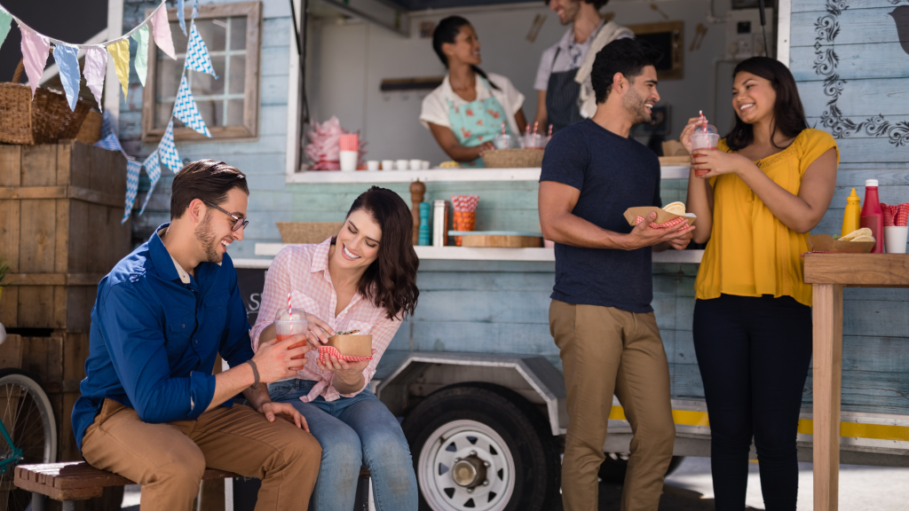 Create a great food truck dining experience for guests