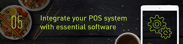 Integrate your restaurant's POS system with essential restaurant software