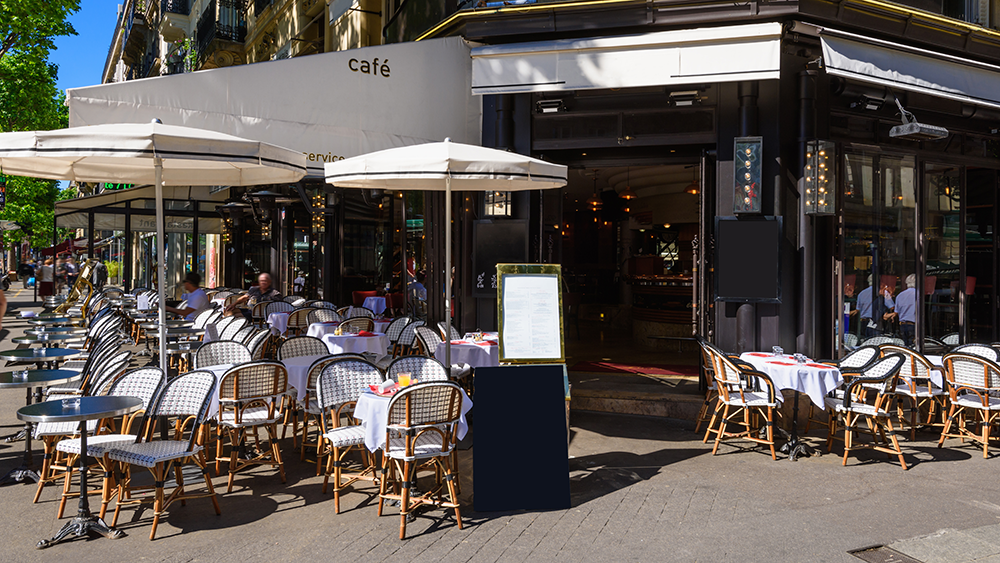 Restaurants with seating outside sale