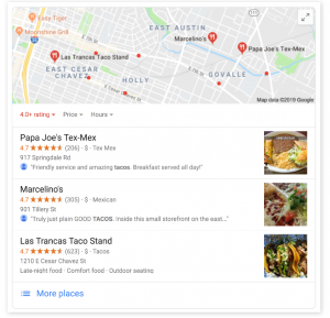 90% of people research a restaurant online before dining there