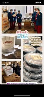 @carminesnyc reposted customer content on their Instagram Stories to highlight their charitable efforts during the pandemic