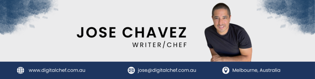 Jose Chavez, Writer and Chef